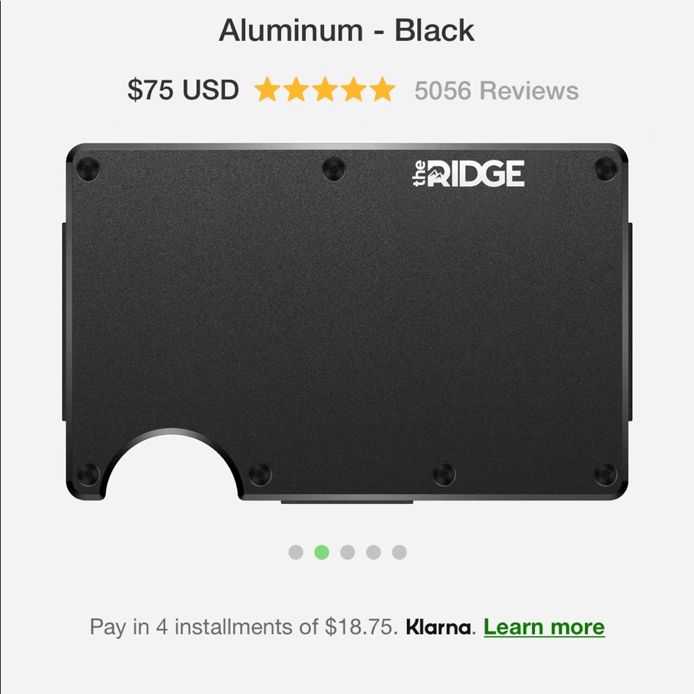 RIDGE Wallet Brand New